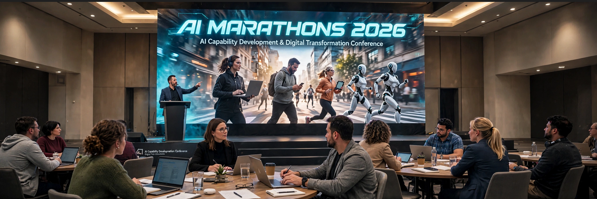 AI Marathons 2026 conference stage